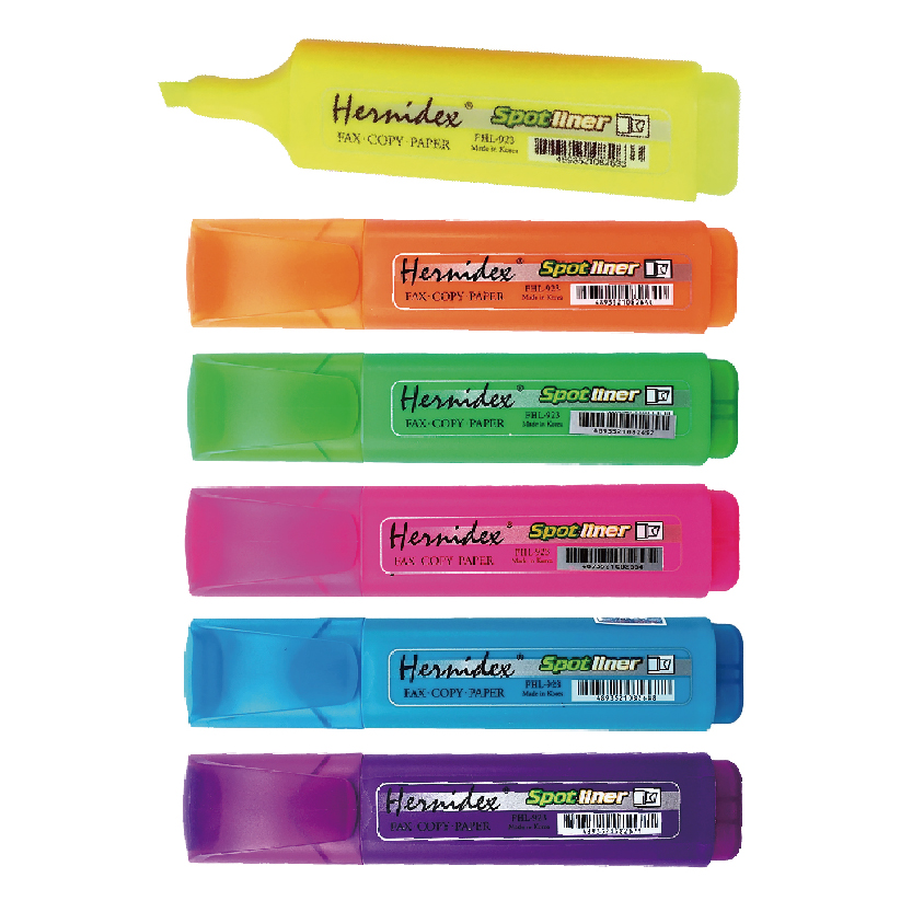 HERNIDEX #FHL-923 彩虹螢光筆 (6枝裝)