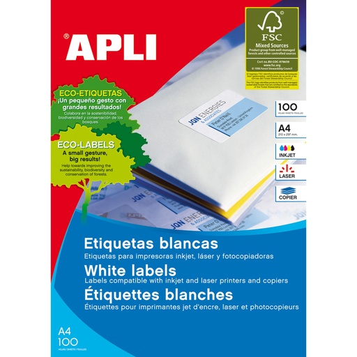 [CPLAI1001282] APLI #01282-10 三用 LABEL 48 X 16.9MM 68'S 10張