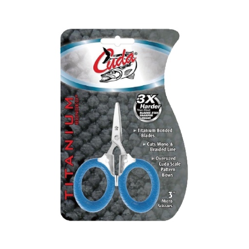 [CUSWTCD18826] CUDA #18826 3" TI MICRO SCISSOR (微型剪刀)