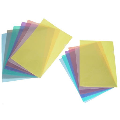 [FPFBDDW6BE] BINDERMAX A4 #W-6 單層L型膠 FOLDER (藍)(12個庄)