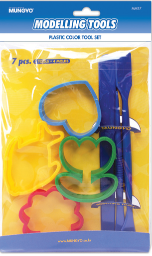 [GALMGMMT7] MUNGYO #MMT-7 彩色手工泥膠 模具 (7件庄)