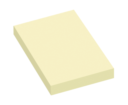 [PIPIF565601] INFO #5656-01 黃色 Sticky Notes 便利貼 (50 x 75mm)