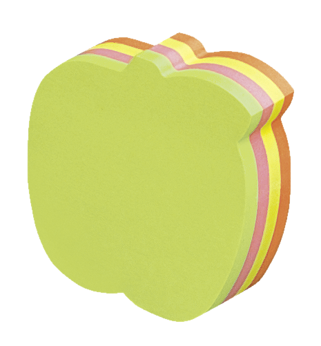 [PIPIF583039] INFO #5830-39 四色螢光 - 蘋果 Sticky Notes