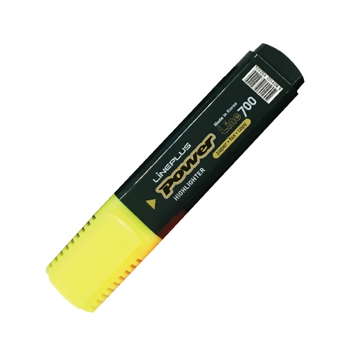 [PNFLPTLHI700Y] LINEPLUS TOPLINER #HI-700 螢光筆 - 方咀 (黃)