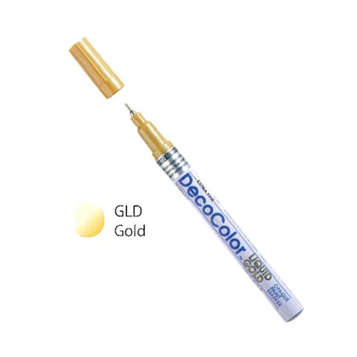 [PNPMY120GD] MARVY #120 DECOCOLOR 0.8mm 漆油筆 特幼 (金色)