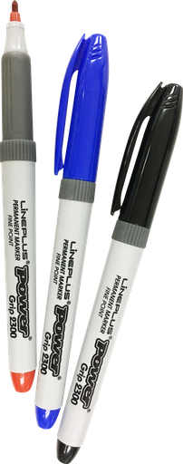 [PNSLPPG2300FBE] LINEPLUS PER-PG2300F 1mm POWER GRIP 油性箱頭筆 (幼藍)