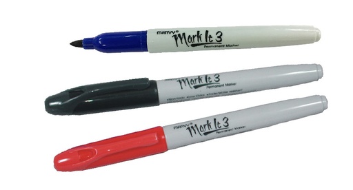 [PNSMY5080BE] MARVY #5080 MARKIT-3 油性筆 SIGN PEN (幼藍)