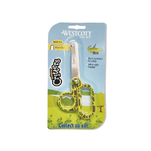 [CUSWT13741C] WESTCOTT #13741 Crocodile 5" 動物安全剪刀 (鱷魚)
