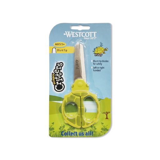 [CUSWT14083P] WESTCOTT #14083 Pokey 5" 動物安全剪刀 (小龜)