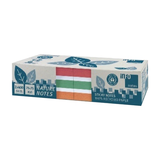 [565496box] INFO #5654-96 Nature Notes (75 x 75mm)
環保紙張
2 x 400 sheets