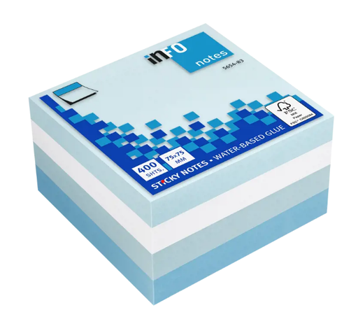 [PIPIF565483] INFO #5654-83 冰島色系列強力便利貼 Sticky Notes (75 x 75mm) 400張