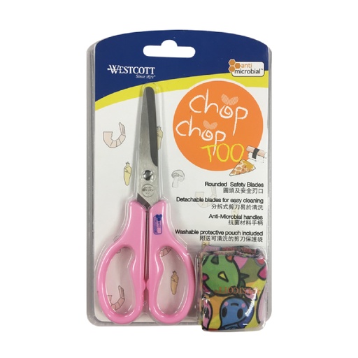 WESTCOTT #15665 5" CHOP CHOP 食物安全剪刀 (粉紅色)